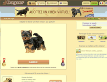 Tablet Screenshot of dogzer.com